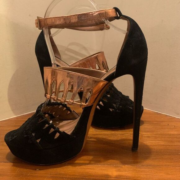 Alaia Black and Copper platform sandal EU40 - Picture 4 of 8